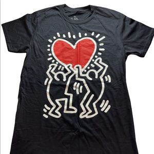 (NWOT)-Keith Haring, Lift Up The Love T-shirt, Size Medium, Pop Artist Designed